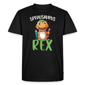 Dinosaur Teacher Paleontology Teaching Dino - Men's Premium Organic T-Shirt - black - Front - Nico (187cm)