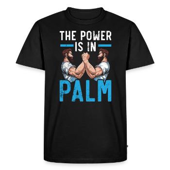 Arm Wrestling Trainer Arm Wrestler Wrist Wrestler - Men's Premium Organic T-Shirt - black - Front - Nico (187cm)
