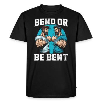 Arm Wrestling Trainer Arm Wrestler Wrist Wrestler - Men's Premium Organic T-Shirt - black - Front - Nico (187cm)