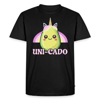 Sweet Avocado Pun Fruit Guac Blagues Guacamole Lover - T-shirt Premium bio Homme - noir - Devant - Nico (187cm)