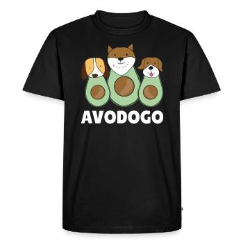 Sweet Avocado Pun Fruit Guac Blagues Guacamole Lover - T-shirt Premium bio Homme - noir - Devant - Nico (187cm)