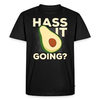 Sweet Avocado Pun Fruit Guac Blagues Guacamole Lover - T-shirt Premium bio Homme - noir - Devant - Nico (187cm)