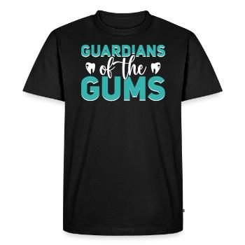 Dental Assistant Tooth Dentist Dentistry Teeth - Men's Premium Organic T-Shirt - black - Front - Nico (187cm)