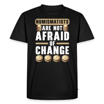 Collection de pièces numismate de collection de pièces - T-shirt Premium bio Homme - noir - Devant - Nico (187cm)
