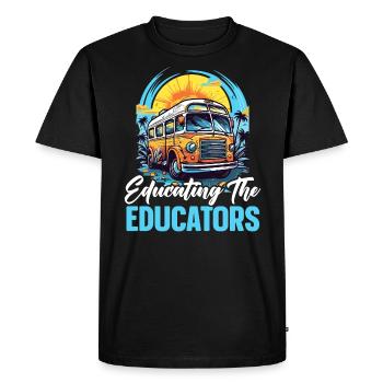 Administrateur de l’école Principal Admin Squad - T-shirt Premium bio Homme - noir - Devant - Nico (187cm)
