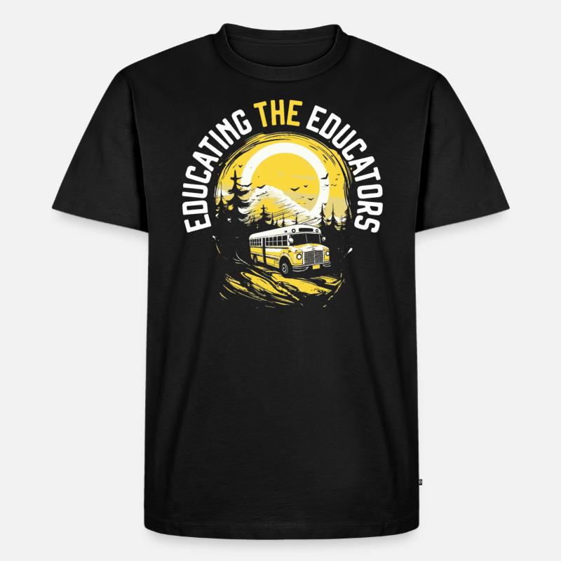 Schulverwalter Schulleiter Admin Squad - Männer Premium Bio T-Shirt - Schwarz