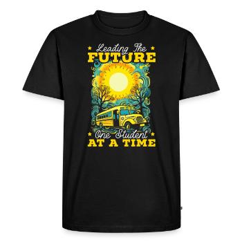 Administrateur de l’école Principal Admin Squad - T-shirt Premium bio Homme - noir - Devant - Nico (187cm)