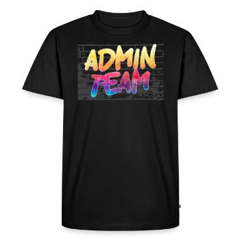 Administrateur de l’école Principal Admin Squad - T-shirt Premium bio Homme - noir - Devant - Nico (187cm)