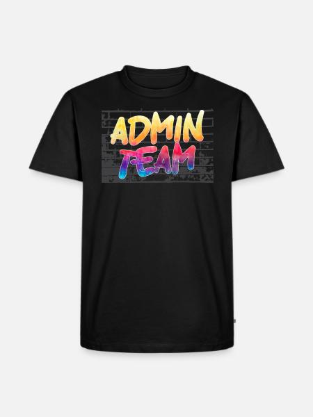 Schulverwalter Schulleiter Admin Squad - Männer Premium Bio T-Shirt - Schwarz