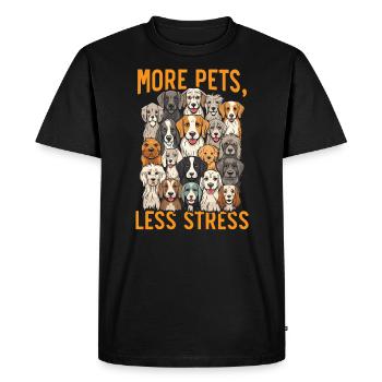 Pet Sitting Pet Lover Dog Walking Dog Sitter - Men's Premium Organic T-Shirt - black - Front - Nico (187cm)