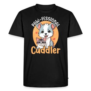 Pet Sitting Pet Lover Dog Walking Dog Sitter - Men's Premium Organic T-Shirt - black - Front - Nico (187cm)