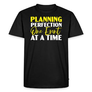 Event Planner Coordinator Job Event Planning - Men's Premium Organic T-Shirt - black - Front - Nico (187cm)