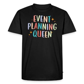 Event Planner Coordinator Job Event Planning - Men's Premium Organic T-Shirt - black - Front - Nico (187cm)
