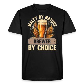 Homebrewing Brewer Beer Making Craft Beer Homebrew - T-shirt Premium bio Homme - noir - Devant - Nico (187cm)