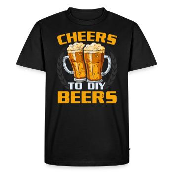 Homebrewing Brewer Beer Making Craft Beer Homebrew - T-shirt Premium bio Homme - noir - Devant - Nico (187cm)