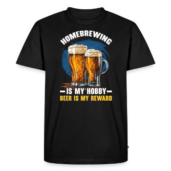 Homebrewing Brewer Beer Making Craft Beer Homebrew - T-shirt Premium bio Homme - noir - Devant - Nico (187cm)