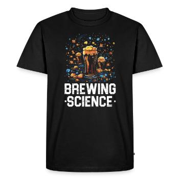 Homebrewing Brewer Beer Making Craft Beer Homebrew - Men's Premium Organic T-Shirt - black - Front - Nico (187cm)