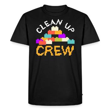 Master Builder Bricks Blocks Play Toys - Men's Premium Organic T-Shirt - black - Front - Nico (187cm)