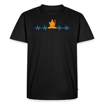 Joyeux Diwali Diwali Festival Hindouisme hindou indien - T-shirt Premium bio Homme - noir - Devant - Nico (187cm)