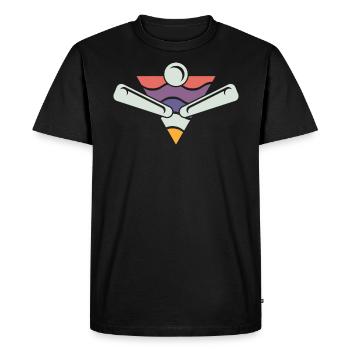 Pinball Machine Arcade Game Classic Video Game - Men's Premium Organic T-Shirt - black - Front - Nico (187cm)