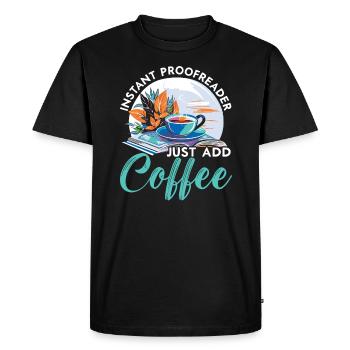 Proofreading Job Spelling Grammar Proofreader - Men's Premium Organic T-Shirt - black - Front - Nico (187cm)