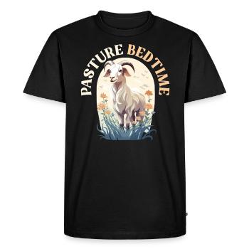 Goat Lover Kid Ranch Wool Farm Animal Farming - T-shirt Premium bio Homme - noir - Devant - Nico (187cm)