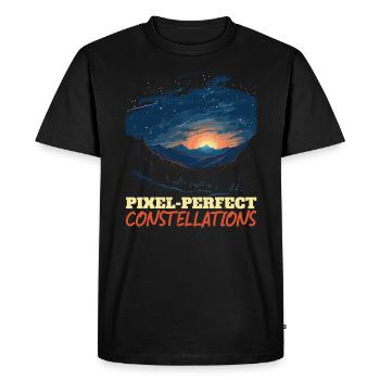 Astrophotography Camera Astronomical Astronomy - Men's Premium Organic T-Shirt - black - Front - Nico (187cm)