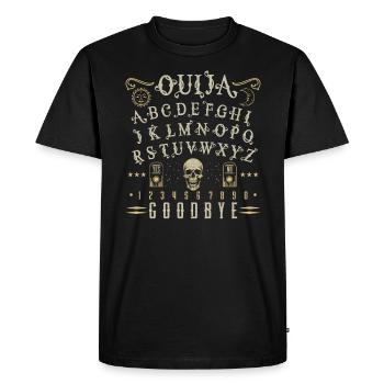 Ouija Board Paranormal Spirit Board Halloween - Men's Premium Organic T-Shirt - black - Front - Nico (187cm)