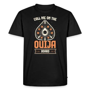 Ouija Board Paranormal Spirit Board Halloween - Men's Premium Organic T-Shirt - black - Front - Nico (187cm)