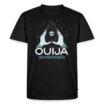 Ouija Board Paranormal Spirit Board Halloween - Men's Premium Organic T-Shirt - black - Front - Nico (187cm)