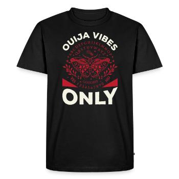 Ouija Board Paranormal Spirit Board Halloween - Men's Premium Organic T-Shirt - black - Front - Nico (187cm)
