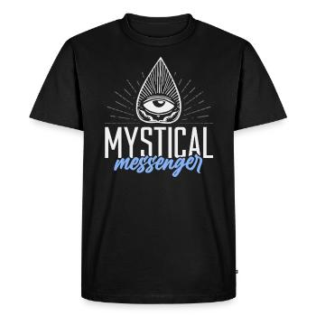 Ouija Board Paranormal Spirit Board Halloween - Men's Premium Organic T-Shirt - black - Front - Nico (187cm)