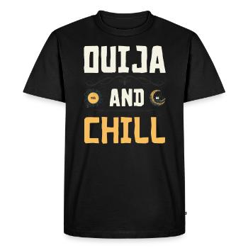 Ouija Board Paranormal Spirit Board Halloween - Men's Premium Organic T-Shirt - black - Front - Nico (187cm)