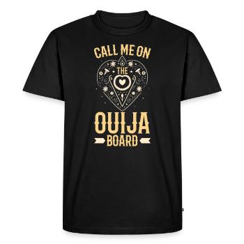 Ouija Board Paranormal Spirit Board Halloween - Men's Premium Organic T-Shirt - black - Front - Nico (187cm)