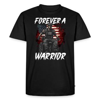 Ancien combattant handicapé militaire soldat de l’armée des États-Unis - T-shirt Premium bio Homme - noir - Devant - Nico (187cm)