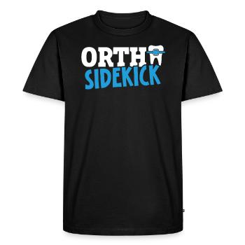 Emploi d’assistant orthodontique Dentiste dentaire - T-shirt Premium bio Homme - noir - Devant - Nico (187cm)