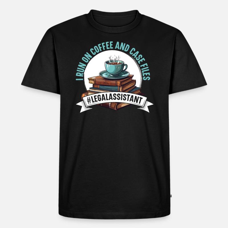 Juristischer Assistent Jurastudent Beruf Rechtsanwaltsfachangestellte - Männer Premium Bio T-Shirt - Schwarz