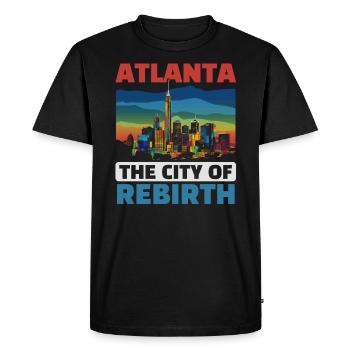 Atlanta City, Géorgie, États-Unis, États-Unis, États-Unis - T-shirt Premium bio Homme - noir - Devant - Nico (187cm)