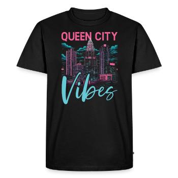 Charlotte, Caroline du Nord, États-Unis, États-Unis - T-shirt Premium bio Homme - noir - Devant - Nico (187cm)