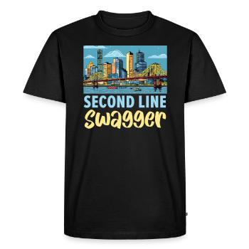 La Nouvelle-Orléans, Louisiane, États-Unis, États-Unis - T-shirt Premium bio Homme - noir - Devant - Nico (187cm)