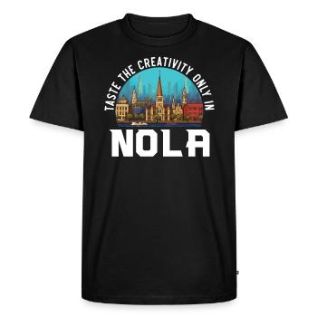 La Nouvelle-Orléans, Louisiane, États-Unis, États-Unis - T-shirt Premium bio Homme - noir - Devant - Nico (187cm)