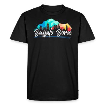 Buffalo City, New York, États-Unis, États-Unis, États-Unis - T-shirt Premium bio Homme - noir - Devant - Nico (187cm)