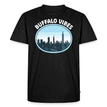 Buffalo City, New York, États-Unis, États-Unis, États-Unis - T-shirt Premium bio Homme - noir - Devant - Nico (187cm)