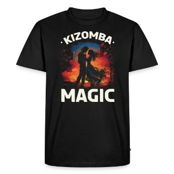 Kizomba Danse Bachata Angola Danse Urbain Kiz - T-shirt Premium bio Homme - noir - Devant - Nico (187cm)