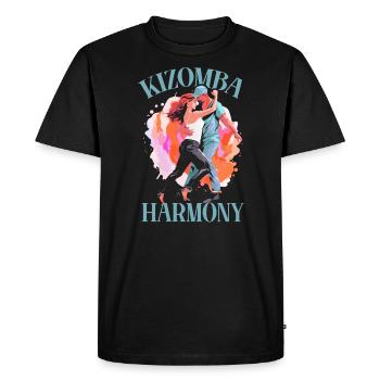 Kizomba Danse Bachata Angola Danse Urban Kiz - T-shirt Premium bio Homme - noir - Devant - Nico (187cm)
