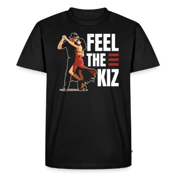 Kizomba Danse Bachata Angola Danse Urbain Kiz - T-shirt Premium bio Homme - noir - Devant - Nico (187cm)