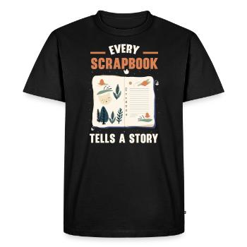 Scrapbooking Scrapbook Paper Crafting Scrapbooker - Men's Premium Organic T-Shirt - black - Front - Nico (187cm)