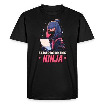 Scrapbooking Scrapbook Paper Crafting Scrapbooker - Men's Premium Organic T-Shirt - black - Front - Nico (187cm)