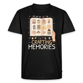 Scrapbooking Scrapbook Paper Crafting Scrapbooker - Men's Premium Organic T-Shirt - black - Front - Nico (187cm)