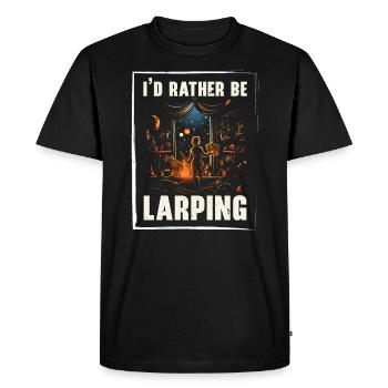 Larping Larp Larper Live Action Role Video Game - Men's Premium Organic T-Shirt - black - Front - Nico (187cm)